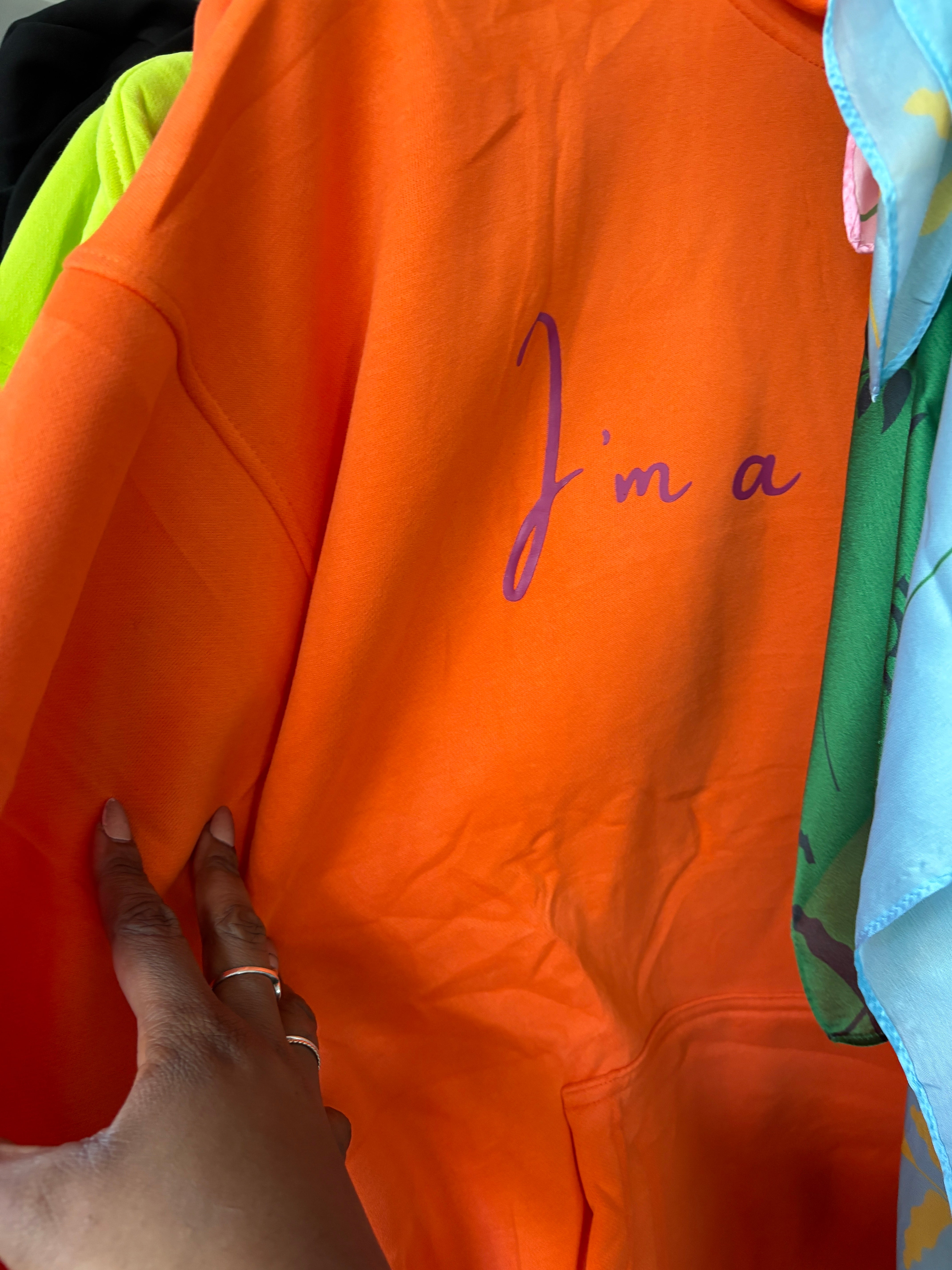 "Je suis une Charlotte" SWEAT À CAPUCHE