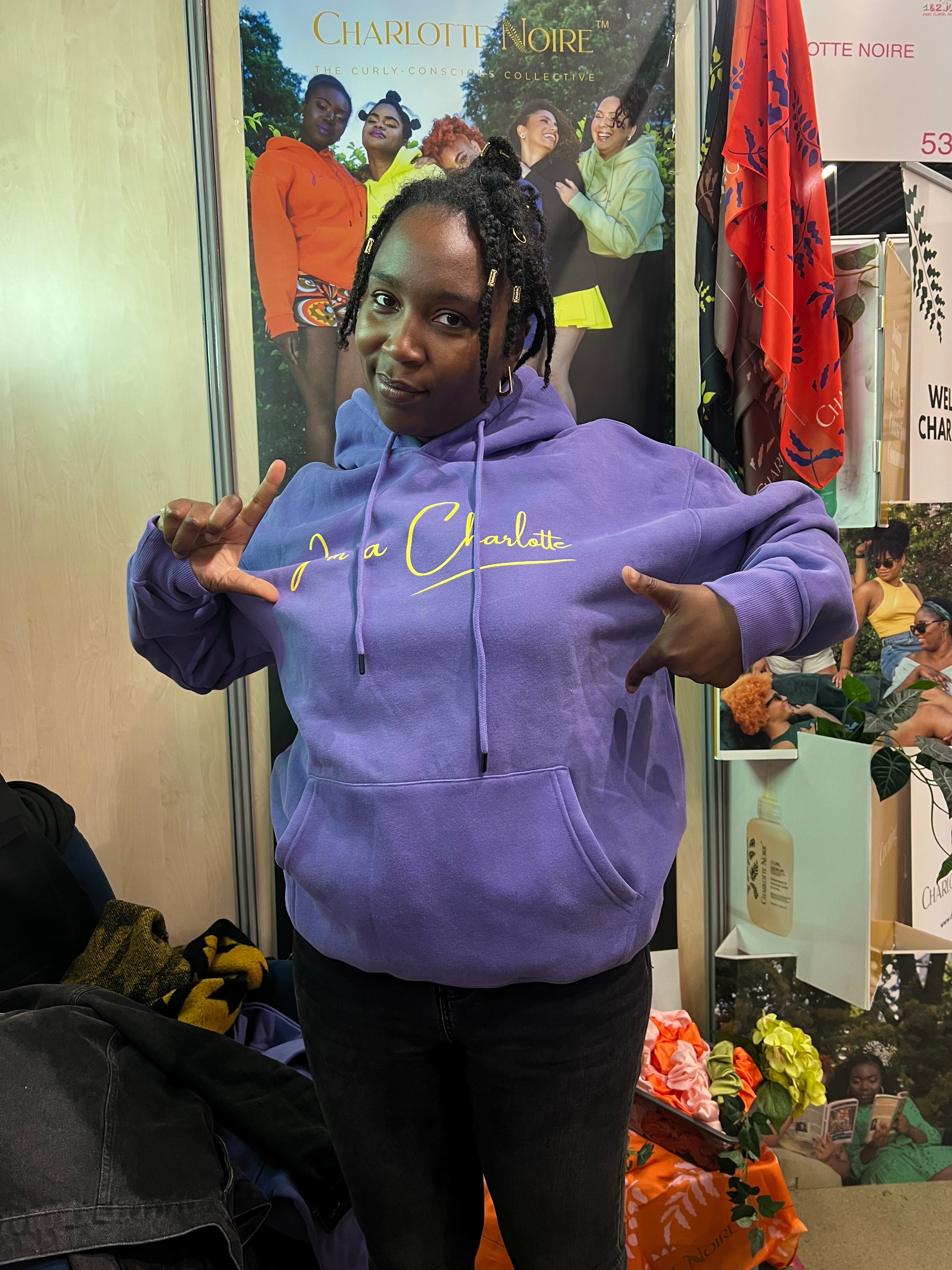 "Je suis une Charlotte" SWEAT À CAPUCHE