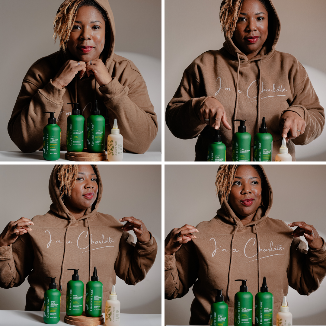 "Je suis une Charlotte" SWEAT À CAPUCHE